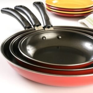 Utenzo Home 7-Piece Premium Non-Stick Ceramic Cookware Set – Silt Green